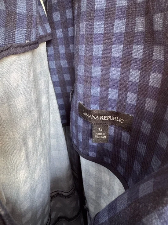 BANANA REPUBLIC Gingham Midi Dress - Picture 7 of 15